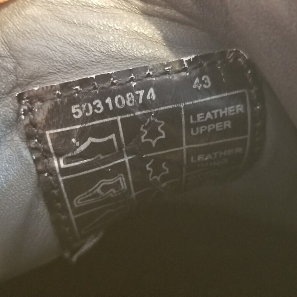 Hugo Boss Parkour Leather Fashion Sneakers Dark Brown Mens Casual Shoes Low Tops - Picture 11 of 12